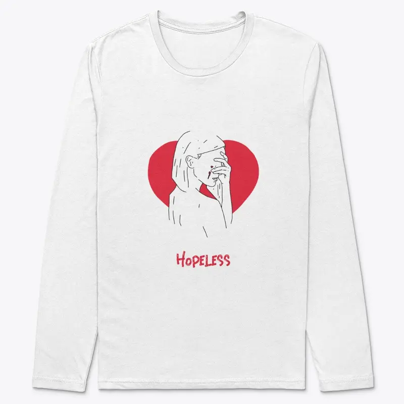 Hopeless romantic hoodie