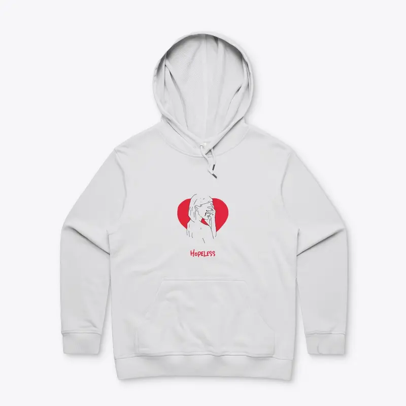 Hopeless romantic hoodie