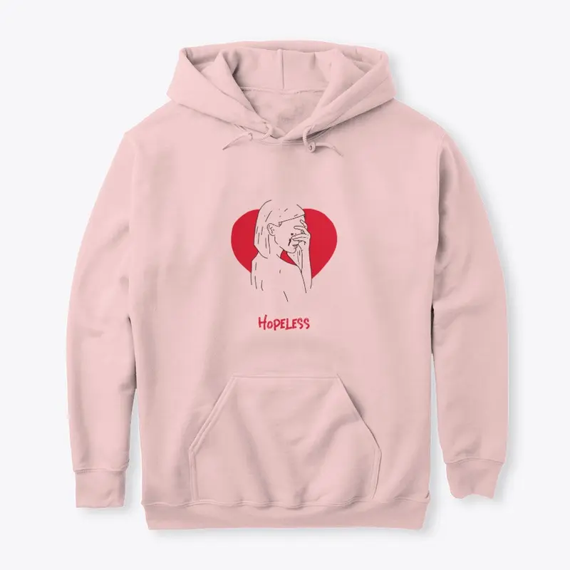 Hopeless romantic hoodie