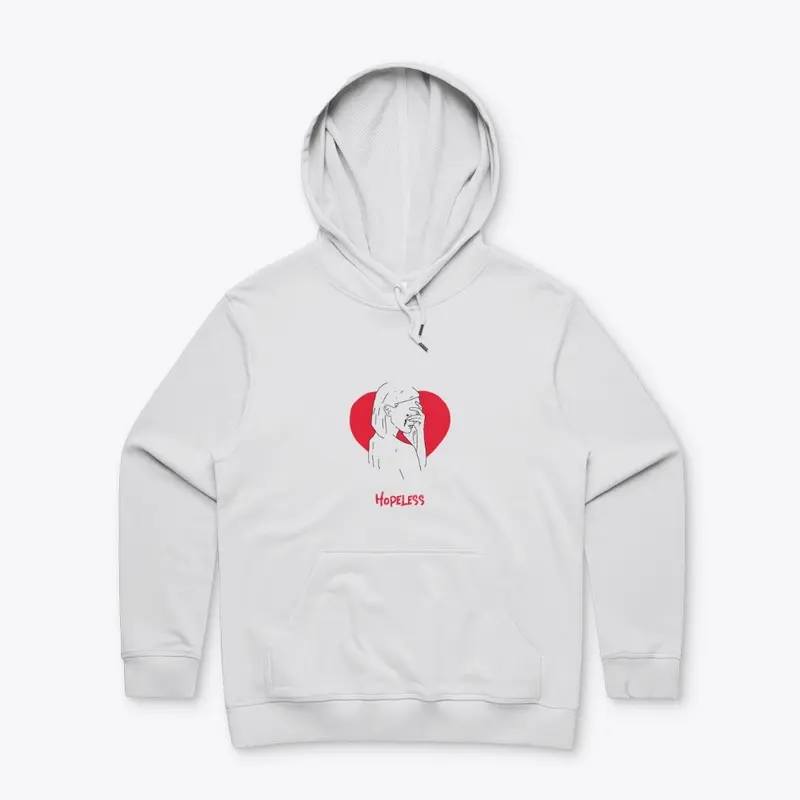 Hopeless romantic hoodie