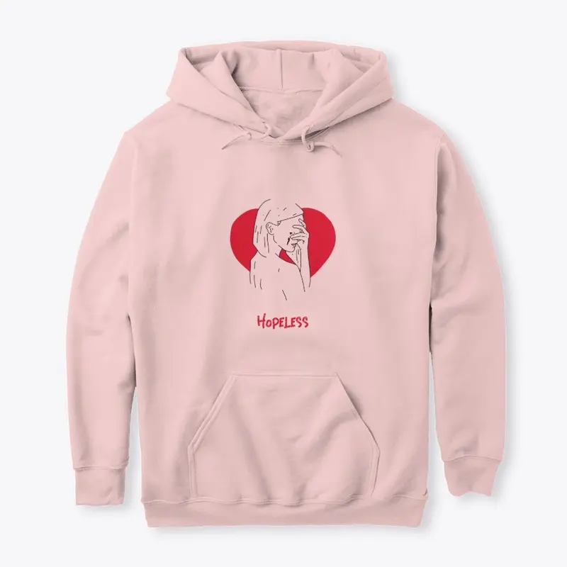 Hopeless romantic hoodie